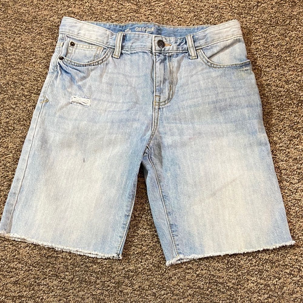 10/$50 Cat & Jack Light Blue Jean Shorts Unisex Size 16